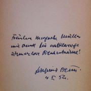 Destillationen. Neue Gedichte, Wiesbaden 1953