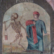 Anonymus. Tod und Arzt. Um 1800