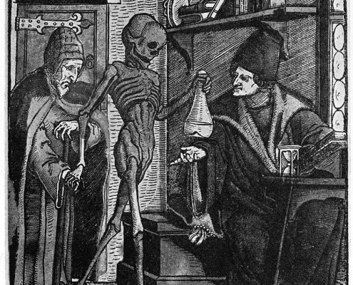 Denecker, David. Tod und Arzt. 1561