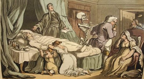 Rowlandson, Thomas. English Dance of Death. London 1816-17