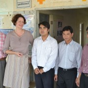 With Dr. Claire Fuller (UK), Prof. Mey Sithach and Co-Workers