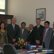 With German Ambassador Dr. Fischer and Staff of the University of Health Sciences (Phnom Penh)