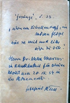 Trunkene Flut. Ausgewählte Gedichte, Wiesbaden 1949