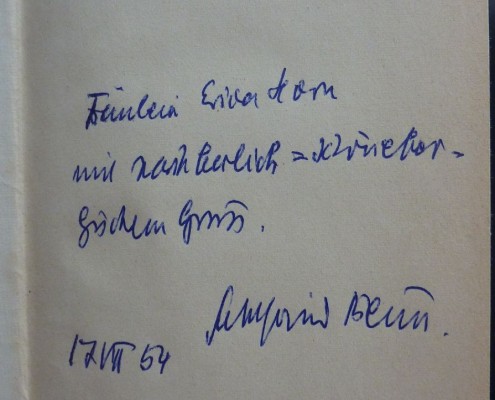 Trunkene Flut. Ausgewählte Gedichte, 2.Aufl., Wiesbaden 1952