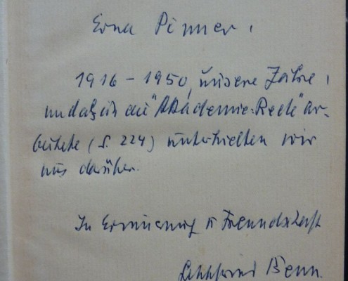 Frühe Prosa und Reden, Wiesbaden 1955
