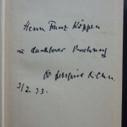 Der neue Staat und die Intellektuellen, Stuttgart und Berlin 1933