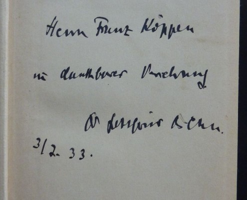 Der neue Staat und die Intellektuellen, Stuttgart und Berlin 1933
