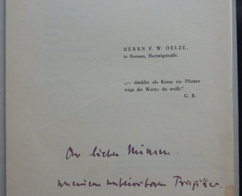 Gedichte. Blätter für die Dichtung, Hamburg 1936