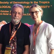 CB and Dr.Friederike Kauer (Vice-Chair of International Society of Dermatology in the Tropics e.V.) 2018 in Phnom Penh CB and Dr.Friederike Kauer (Vice-Chair of International Society of Dermatology in the Tropics e.V.) 2018 in Phnom Penh