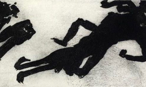 Raped My Wife. Etching x/20.13.5x29.5cm, 2019