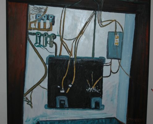 Electrical box, 100x79cm2007