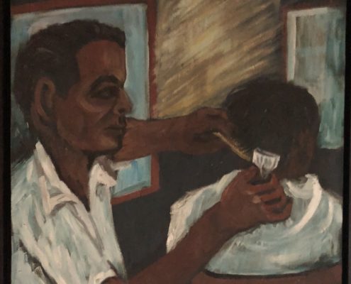 Hairdresser, 60x50cm, 1998