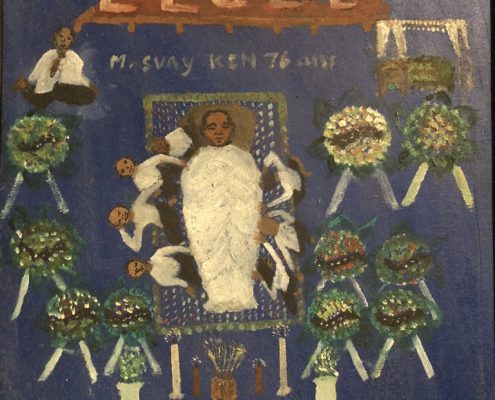 Ouk Sakhan, M.Svay Ken 76 ans, 49x39cm, 2009
