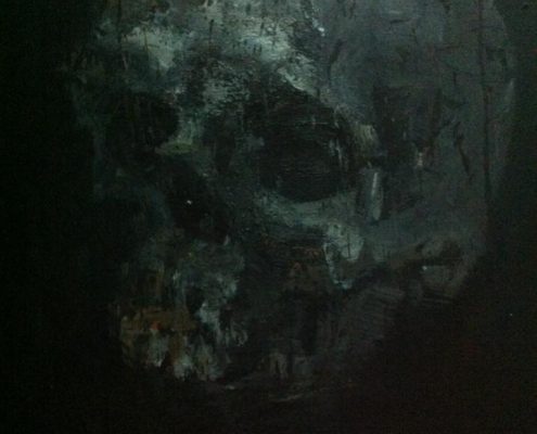 Skull, 53x67cm