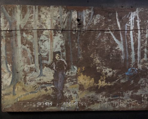 Suos Sodavy, Don't Smoke in the Wood, 70x49cm