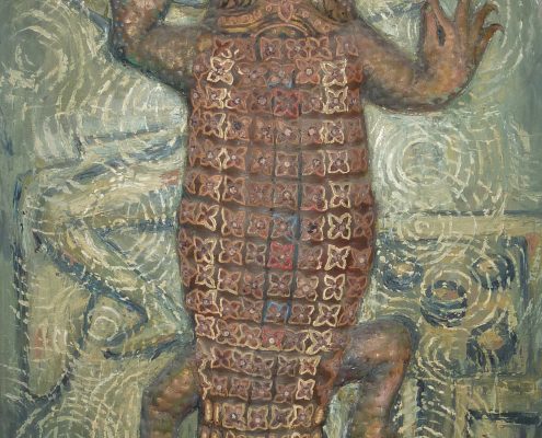 The Dancing Crocodile, 127x68cm, 2006