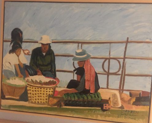 Women on Bridge, 80x60cm, 2006