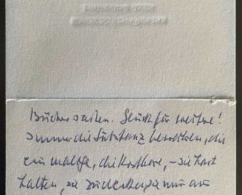 Benn, Weihnachtsgruß. Empfänger unbekannt2