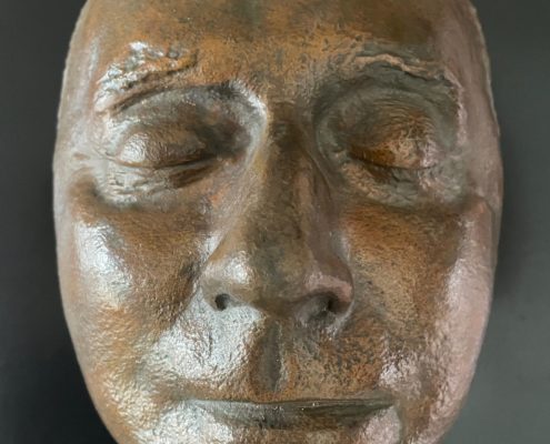 Harald Haacke, Totenmaske Gottfried Benn Harald Haacke, Totenmaske Gottfried Benn, 7.7.1956