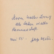 Provoziertes Leben, Frankfurt 1955. Provoziertes Leben, Frankfurt 1955.
