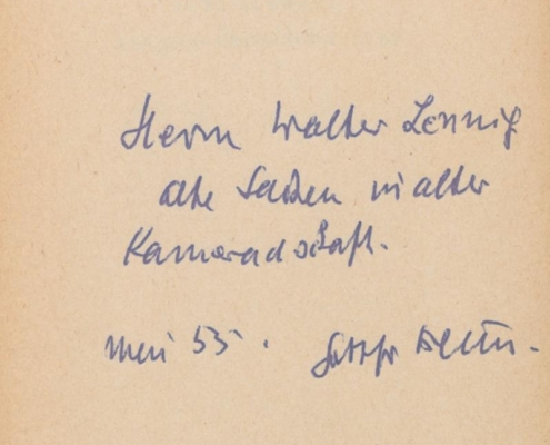 Provoziertes Leben, Frankfurt 1955. Provoziertes Leben, Frankfurt 1955.